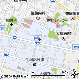 栃木屋周辺の地図