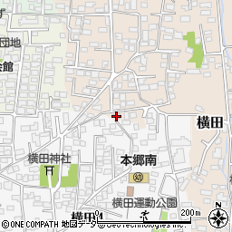 長野県松本市大村1055周辺の地図