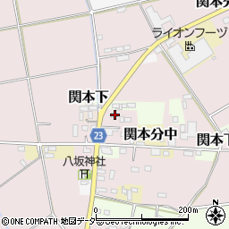 茨城県筑西市関本中765周辺の地図