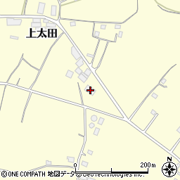 茨城県鉾田市上太田422周辺の地図