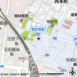 正田醤油株式会社　第二紫徳寮周辺の地図