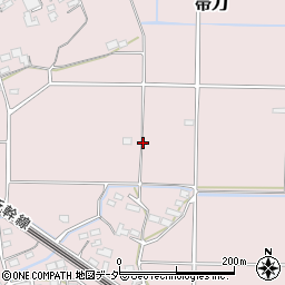 埼玉県児玉郡上里町帯刀周辺の地図