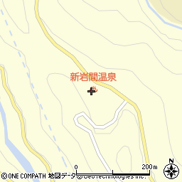 新岩間温泉周辺の地図