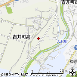 群馬県高崎市吉井町高210周辺の地図