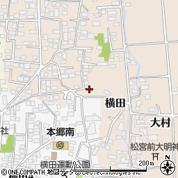 長野県松本市大村1071周辺の地図
