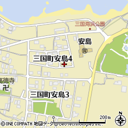 福井県坂井市三国町安島4丁目307周辺の地図