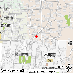 長野県松本市大村279周辺の地図
