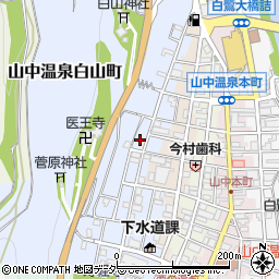 石川県加賀市山中温泉白山町ノ35-2周辺の地図