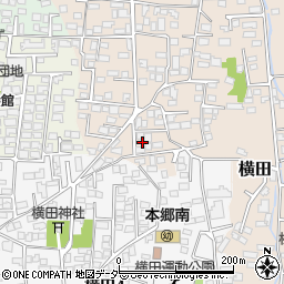 長野県松本市大村279-19周辺の地図