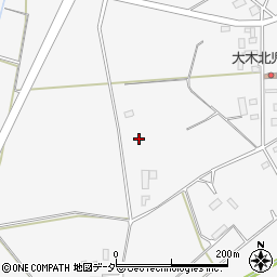 茨城県結城市大木1703-1周辺の地図