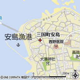 福井県坂井市三国町安島25-61周辺の地図