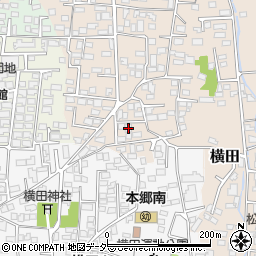 長野県松本市大村279-17周辺の地図