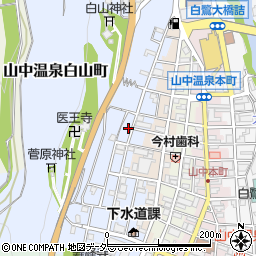 石川県加賀市山中温泉白山町ノ35周辺の地図