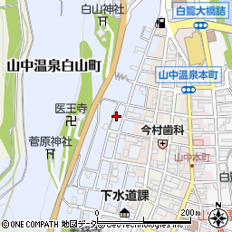 石川県加賀市山中温泉白山町ノ35-3周辺の地図