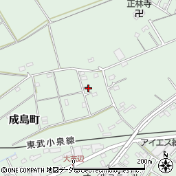 群馬県館林市成島町1564-25周辺の地図