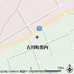 岐阜県飛騨市古川町黒内周辺の地図