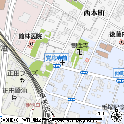 白井薬局　仲町本店周辺の地図