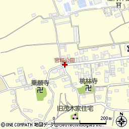 宮崎公園周辺の地図