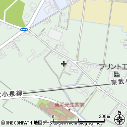 群馬県館林市成島町822周辺の地図