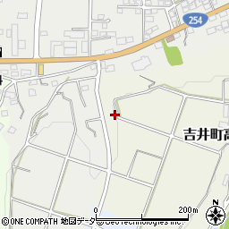 群馬県高崎市吉井町高51周辺の地図