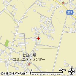 長野県安曇野市三郷明盛421-7周辺の地図