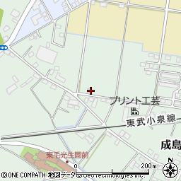群馬県館林市成島町815-6周辺の地図