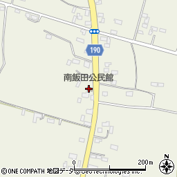 南飯田公民館周辺の地図