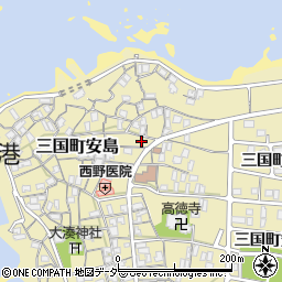 福井県坂井市三国町安島25-33周辺の地図