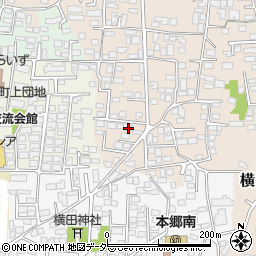 長野県松本市大村285周辺の地図
