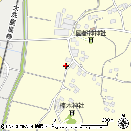 茨城県鉾田市上太田686周辺の地図