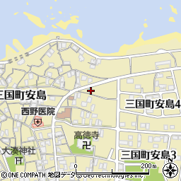 福井県坂井市三国町安島28-15周辺の地図