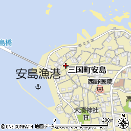 福井県坂井市三国町安島25周辺の地図