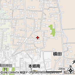 長野県松本市大村272-1周辺の地図