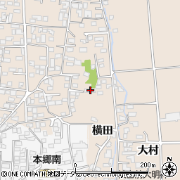 長野県松本市大村266周辺の地図