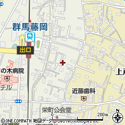 群馬県藤岡市藤岡578-12周辺の地図