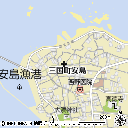 福井県坂井市三国町安島26-34周辺の地図