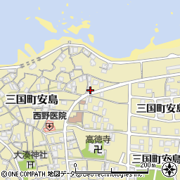 福井県坂井市三国町安島28-12周辺の地図