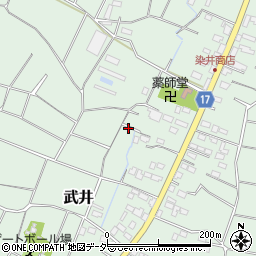 茨城県結城市武井周辺の地図