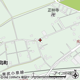 群馬県館林市成島町1564-13周辺の地図