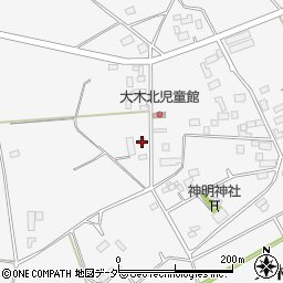 茨城県結城市大木1661周辺の地図