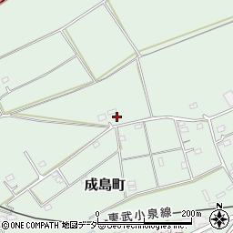 群馬県館林市成島町1448周辺の地図