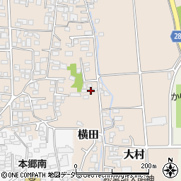 長野県松本市大村263-5周辺の地図