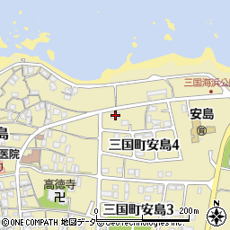 福井県坂井市三国町安島4丁目619周辺の地図