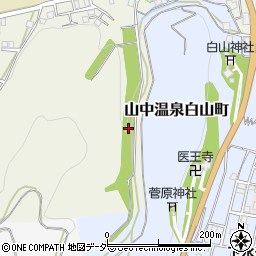 石川県加賀市山中温泉上野町ニ周辺の地図
