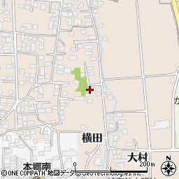 長野県松本市大村263-8周辺の地図