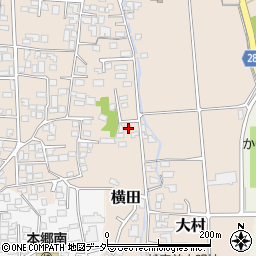 長野県松本市大村263周辺の地図