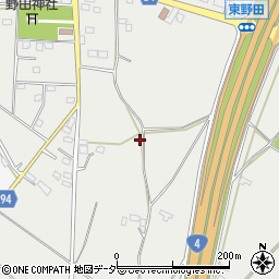 栃木県小山市東野田818周辺の地図
