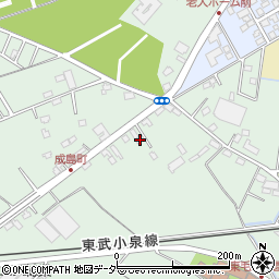 群馬県館林市成島町1130周辺の地図