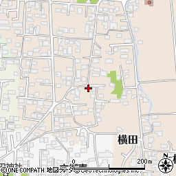 長野県松本市大村277-3周辺の地図