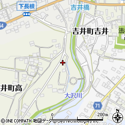 群馬県高崎市吉井町高159-6周辺の地図